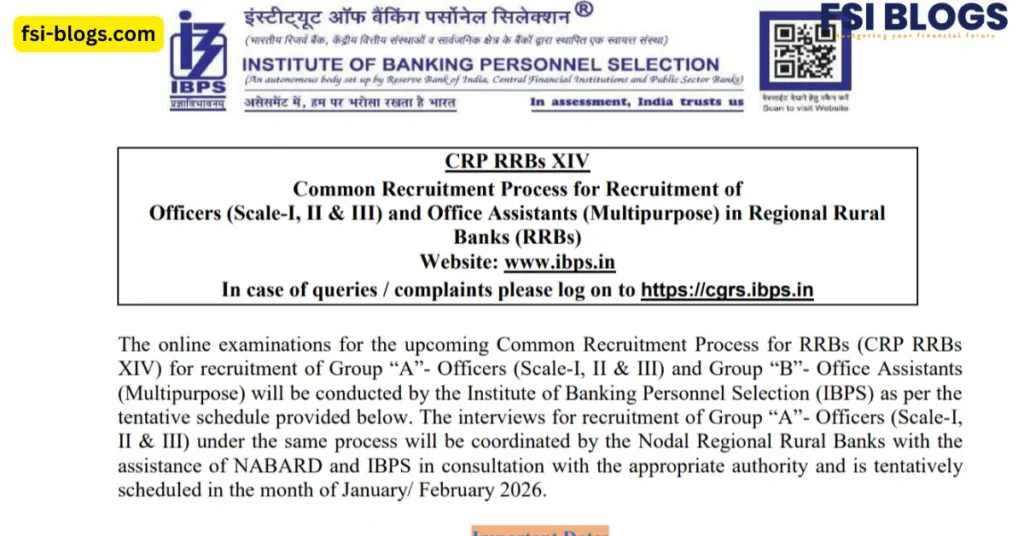 IBPS RRB Notification 2025